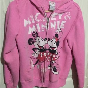Disney Store Minnie Mouse Pink Hoodie